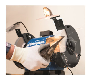 Kettős köszörű fehér koronggal 200mm 550W 230V 2850 ford/min K36-K60 BG-200AL