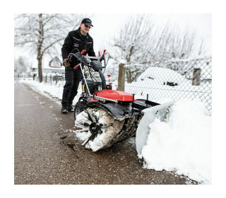 Benzines Seprőgép IX-BKM2200 4,9 LE - Seprési szélesség 100 cm | 70 literes doboz | Elektromos indítás | 3 előre- és 1 hátrameneti fokozat | Gyűjtőtartállyal és hókotróval