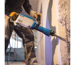 Bontókalapács - 50J | 1700 W teljesítmény | Puha markolat | hegyes és lapos vésőkkel együtt AB1700