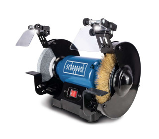 Kettős köszörű drot kefekoronggal 500W kő:200mm + drótkefe