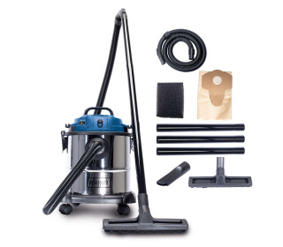 Száraz nedves Porszívó - 1200W | 20L Rozsdamentes Acél Tartály | Fúvó Funkció