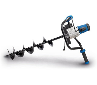 Elektromos Földfúró-Lyukfúró-Talajfúró Cölöpfúró Kerti Fúró -1200w-Scheppach EEB1500-