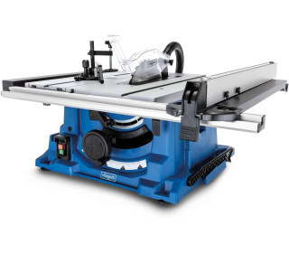Scheppach HS115 asztali fűrész – Asztali fűrész – 2000 W – Penge Ø 255 mm – Sebesség 7000 min-1 – Vágási magasság 83 mm
