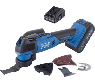 Akkus Multigép-többfunkciós szerszám C-MT40-X scheppach-Aksival töltővel!