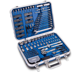 Scheppach TB235 szerszámkoffer - 233 darabos szerszámkészlet masszív ABS műanyag tokban