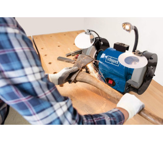 Scheppach BG150 kettős köszörű -