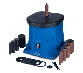 Scheppach OSM100 oszcilláló orsós csiszoló - 450W | 16 mm löket | Orsó Ø 12,7 mm | Tartozékokkal
