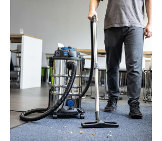 Száraz Nedves Porszívó - 1200W | 3 m Tömlőhossz | 6 m Tápkábel | 30L Űrtartalom Hepa szűrővel