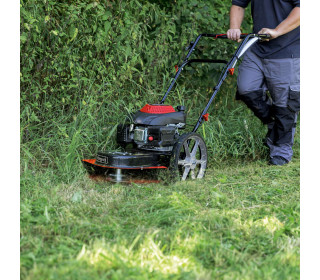 Magasgazvágó -Fűnyíró- 4,1 LE | 56 cm vágási szélesség | 40-95 mm vágási magasság | 800 m²/h területteljesítmény-Scheppach HMP161-56