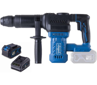 Scheppach BC-AB1500-X akkus bontókalapács -Aksival töltővel!20V | 9 Joule | 3400 ütés/perc | SDS-Max tokmány | 360°-os kiegészítő fogantyú | LED lámpa