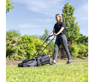 Gomag GO-RSM320BL akkus fűnyíró Akkumulátor töltővel