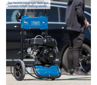 Scheppach HCP5000 benzinmotoros sterimo magasnyomású mosó - 4,3 kW | 5,9 LE | max. 241 bar | 9,2 m-es nagynyomású tömlő